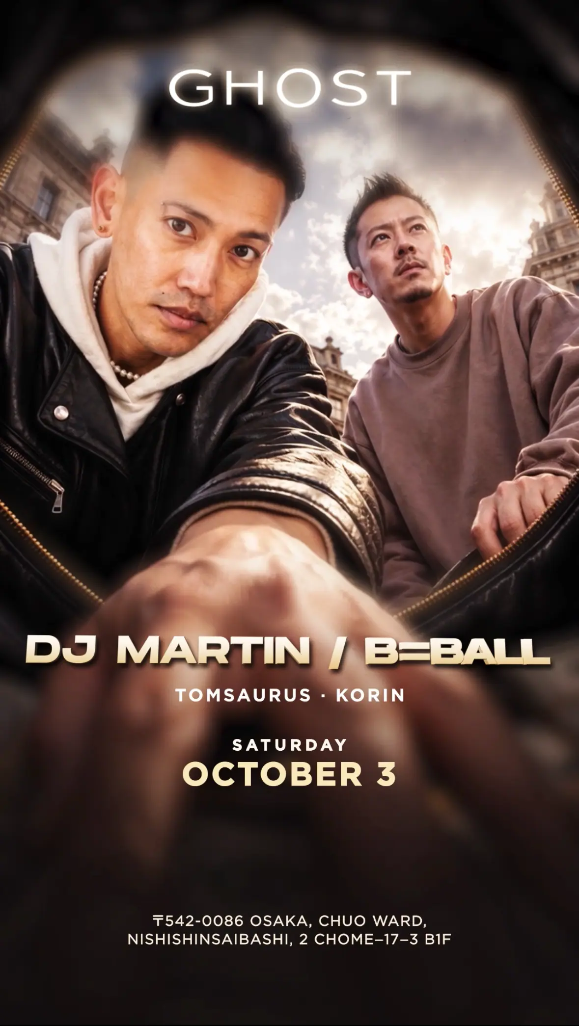 DJ MARTIN / B-BALL flyer
